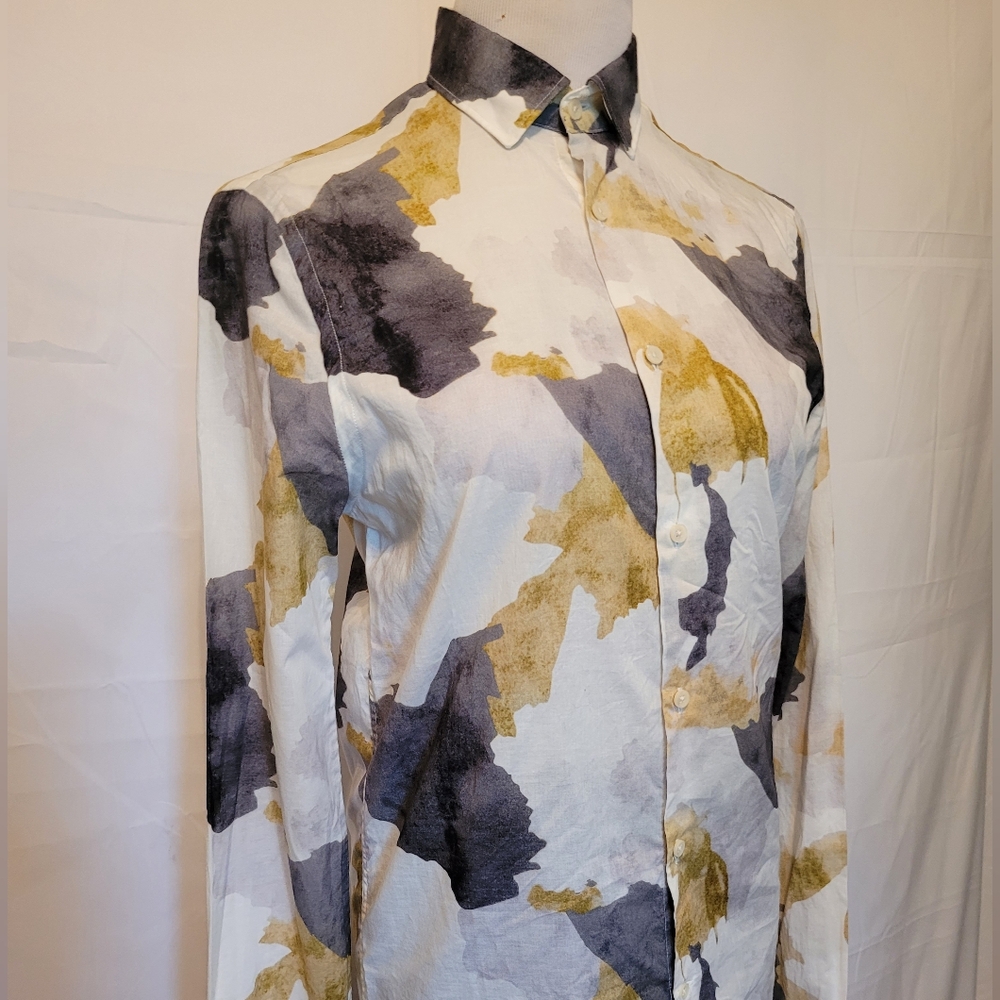 Zara button down top blouse